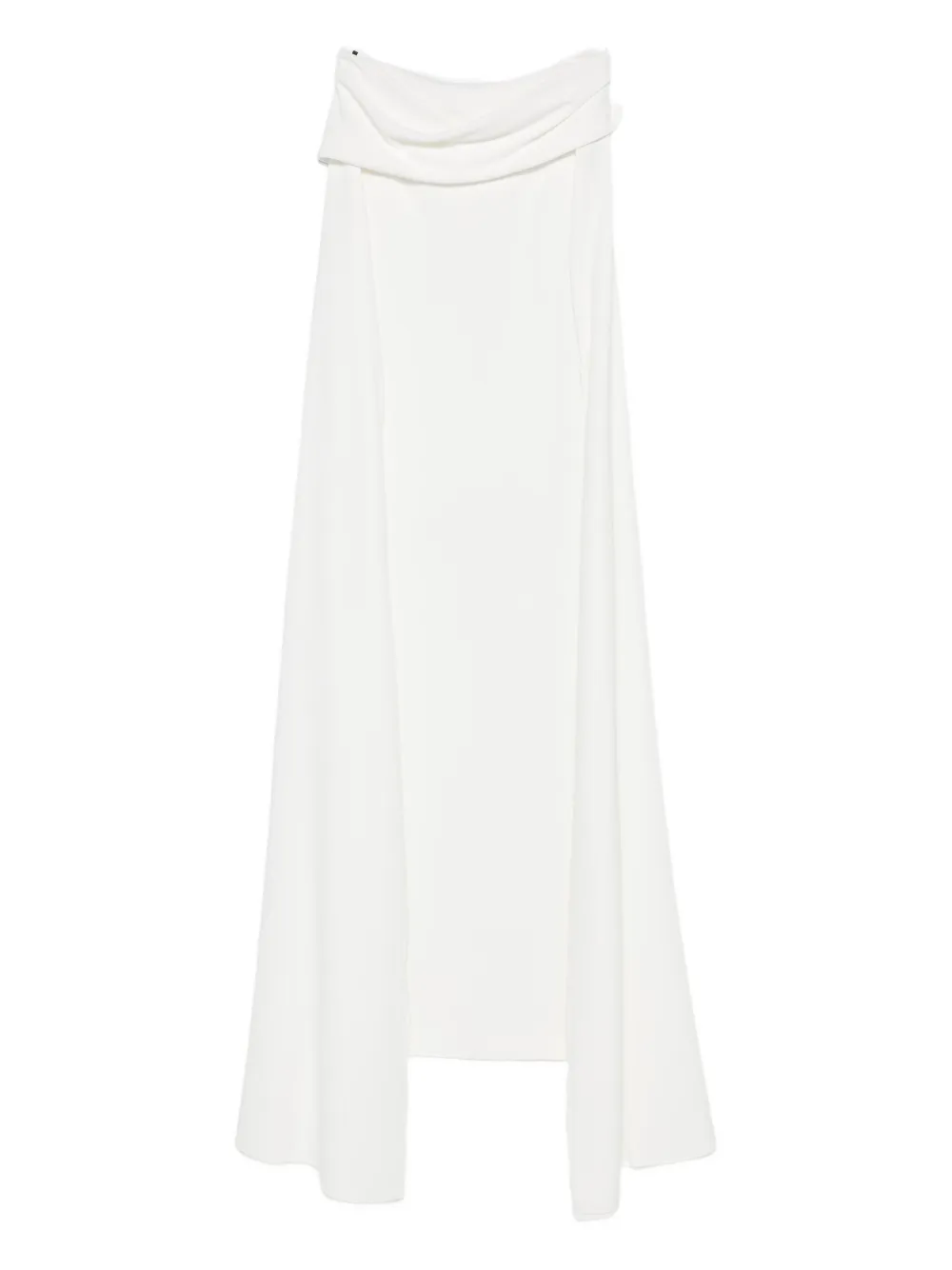 Solace London The Nuri draped maxi dress | White | Image 1