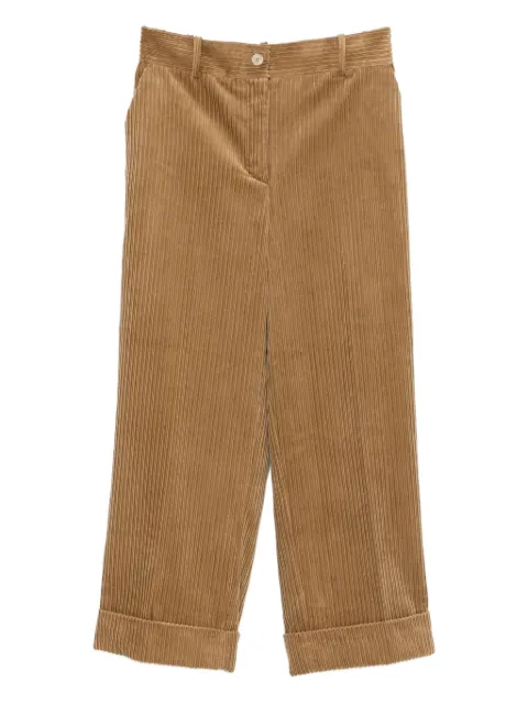 P.A.R.O.S.H. pants de pana con tobillos ajustados