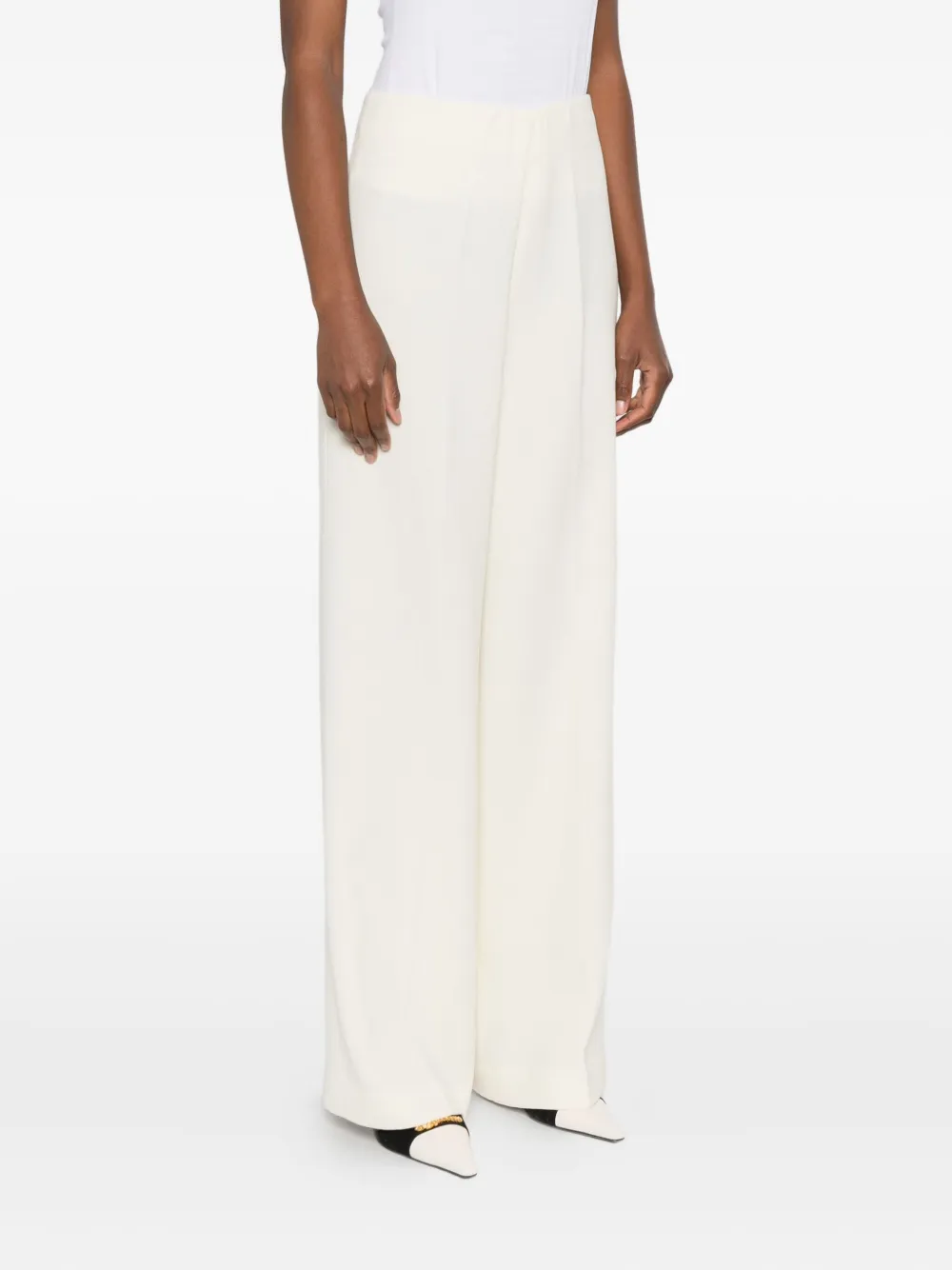 P.a.r.o.s.h Pleated Pants In White