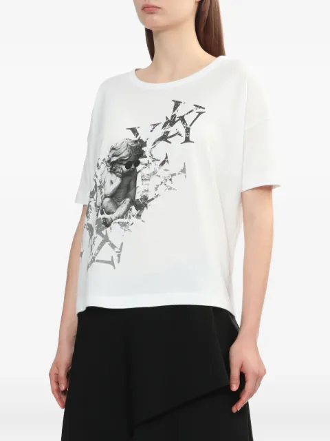 Y's cherub-print T-shirt