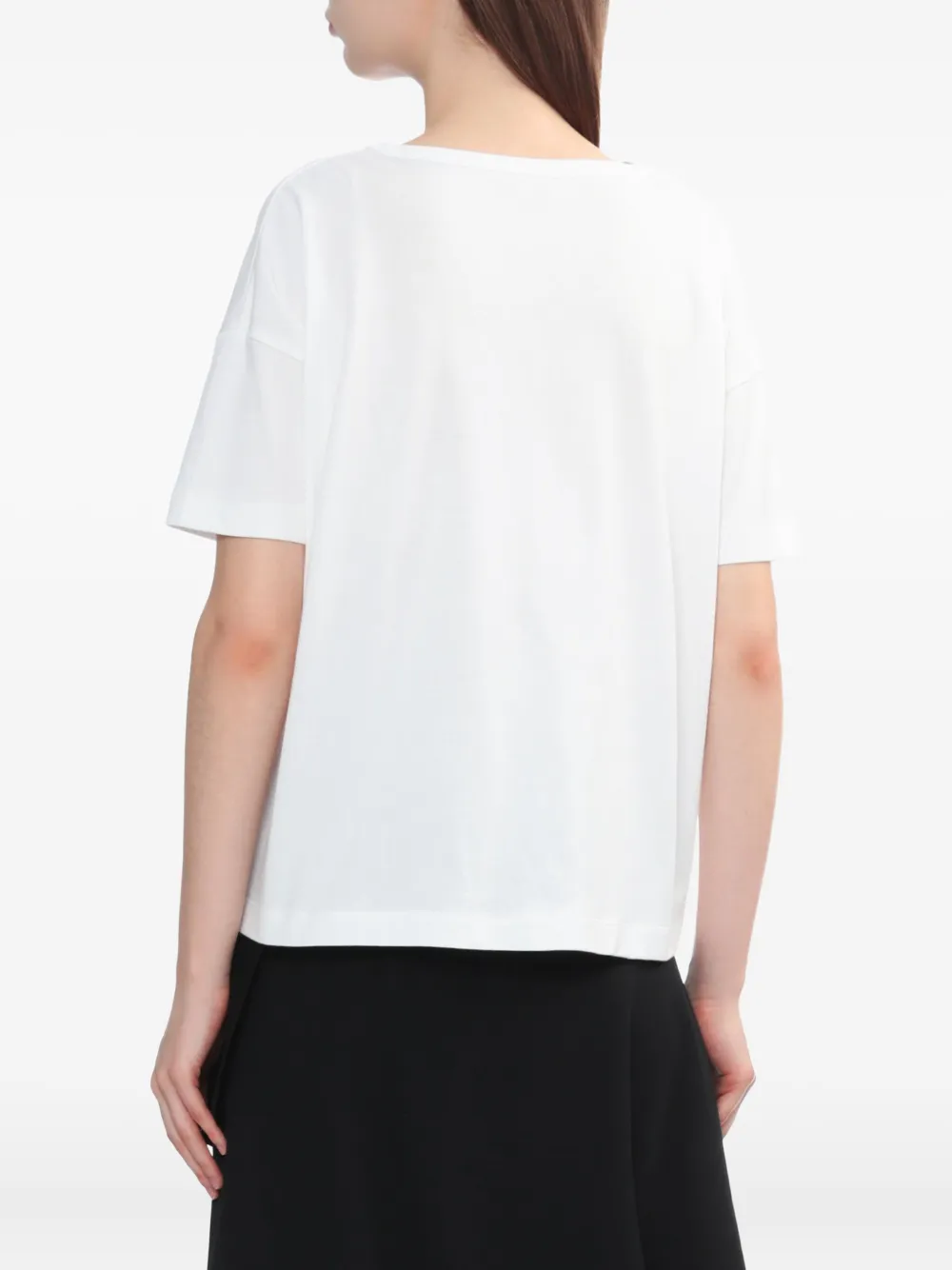 Y's Cherub-print T-shirt In White