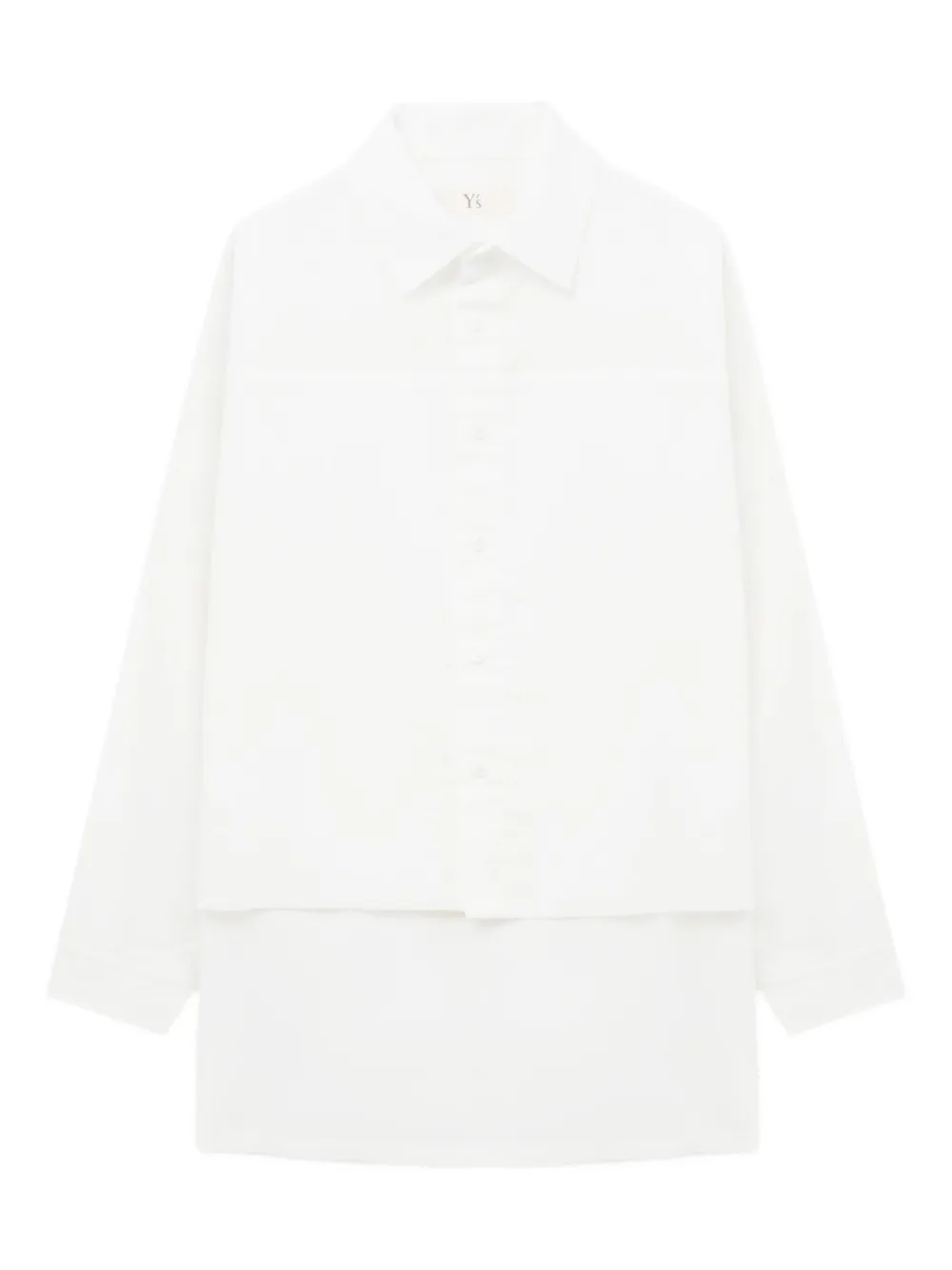 Y's buttoned shirt - ホワイト Y's buttoned shirt - ホワイト