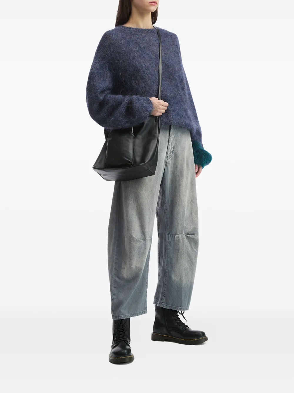 Y's Crew-neck Sweater In Blue