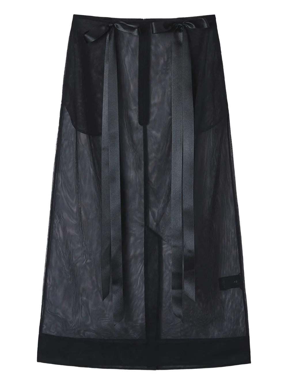 Simone Rocha ribbon-detail sheer skirt | A-Line Skirts | Image 2