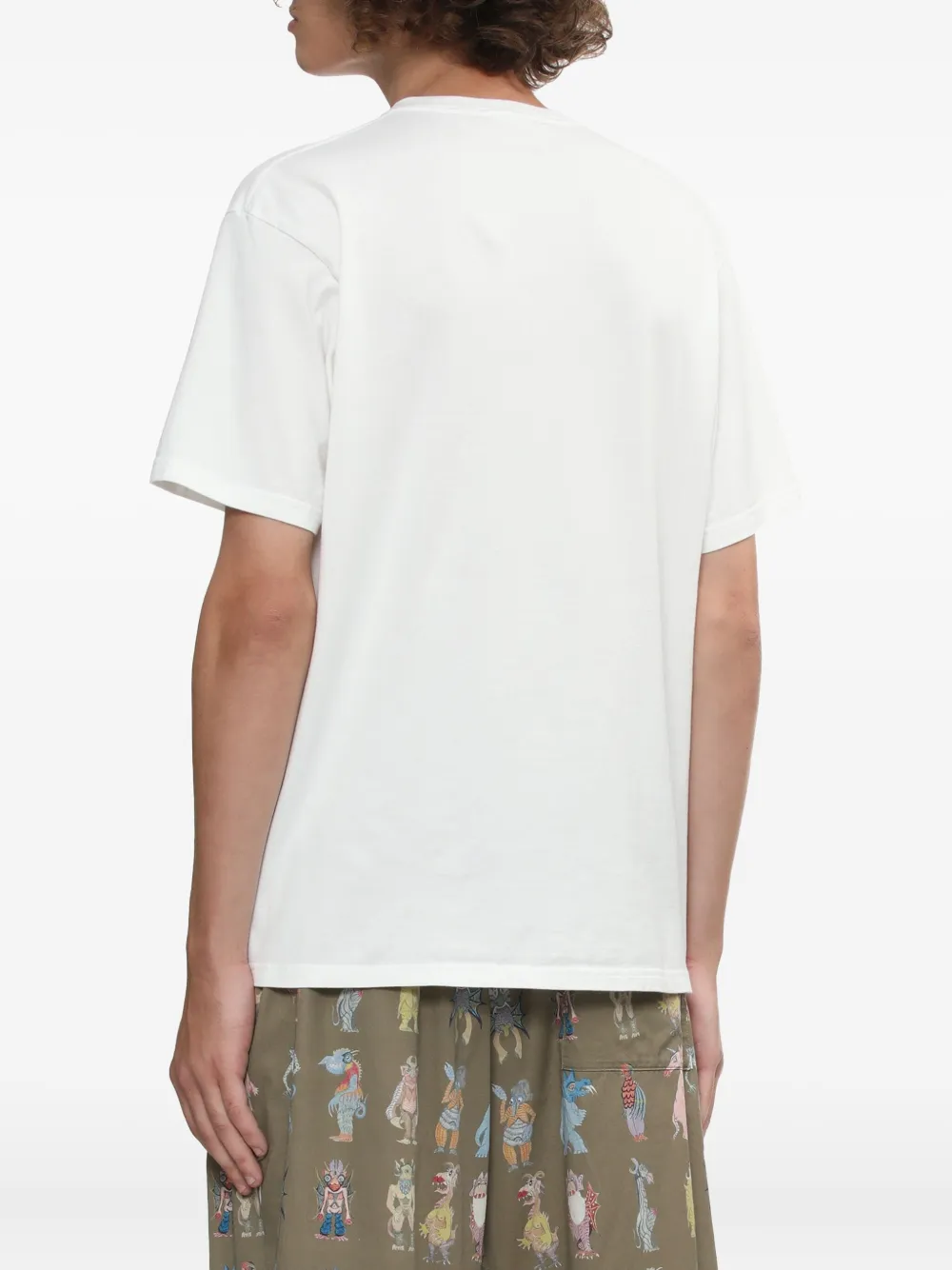 Undercover Katoenen T-shirt met grafische print Wit