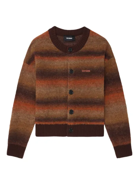 We11done ombre-striped cardigan