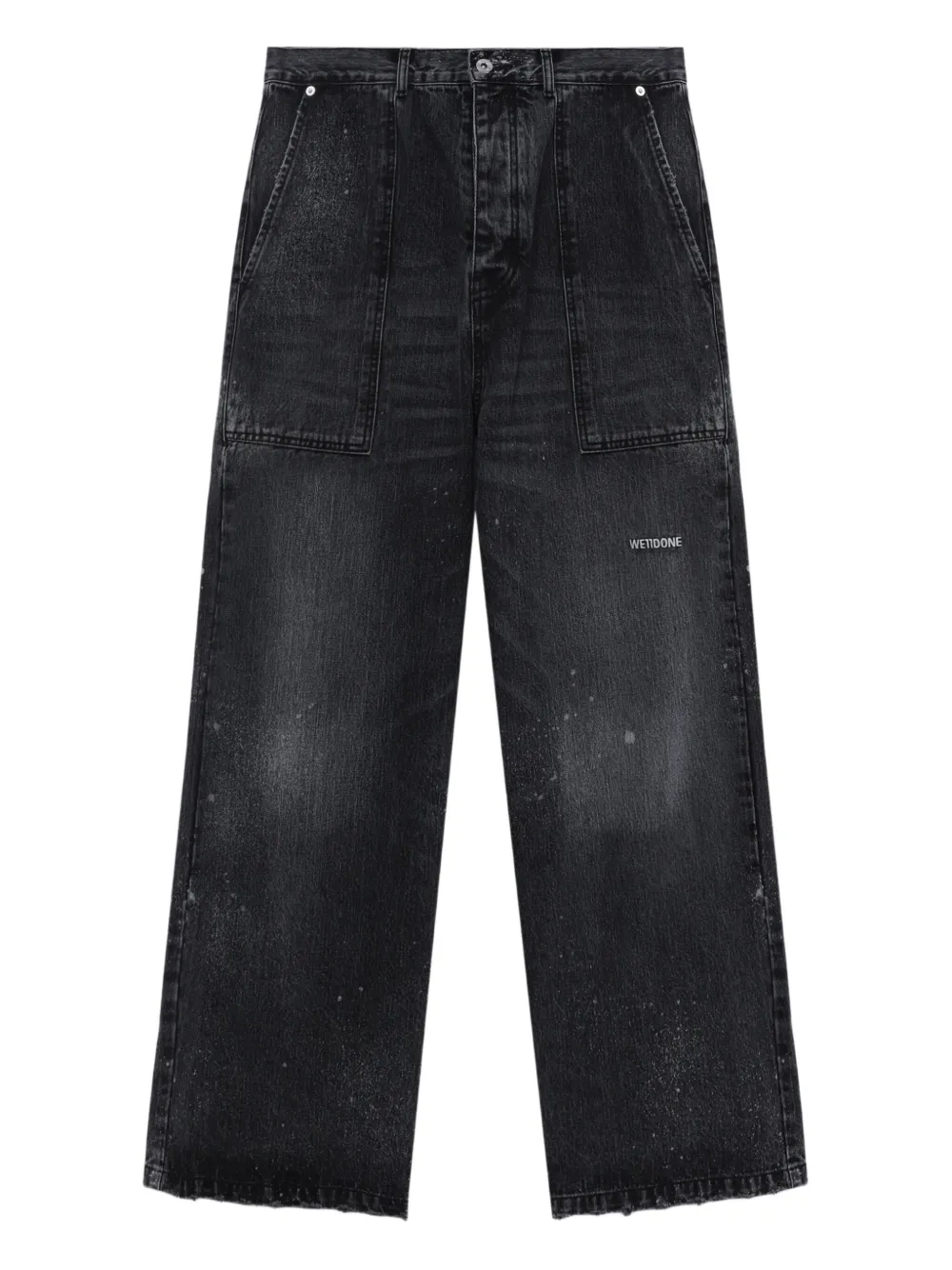 We11done patch pocket jeans - ブラック We11done patch pocket jeans - ブラック