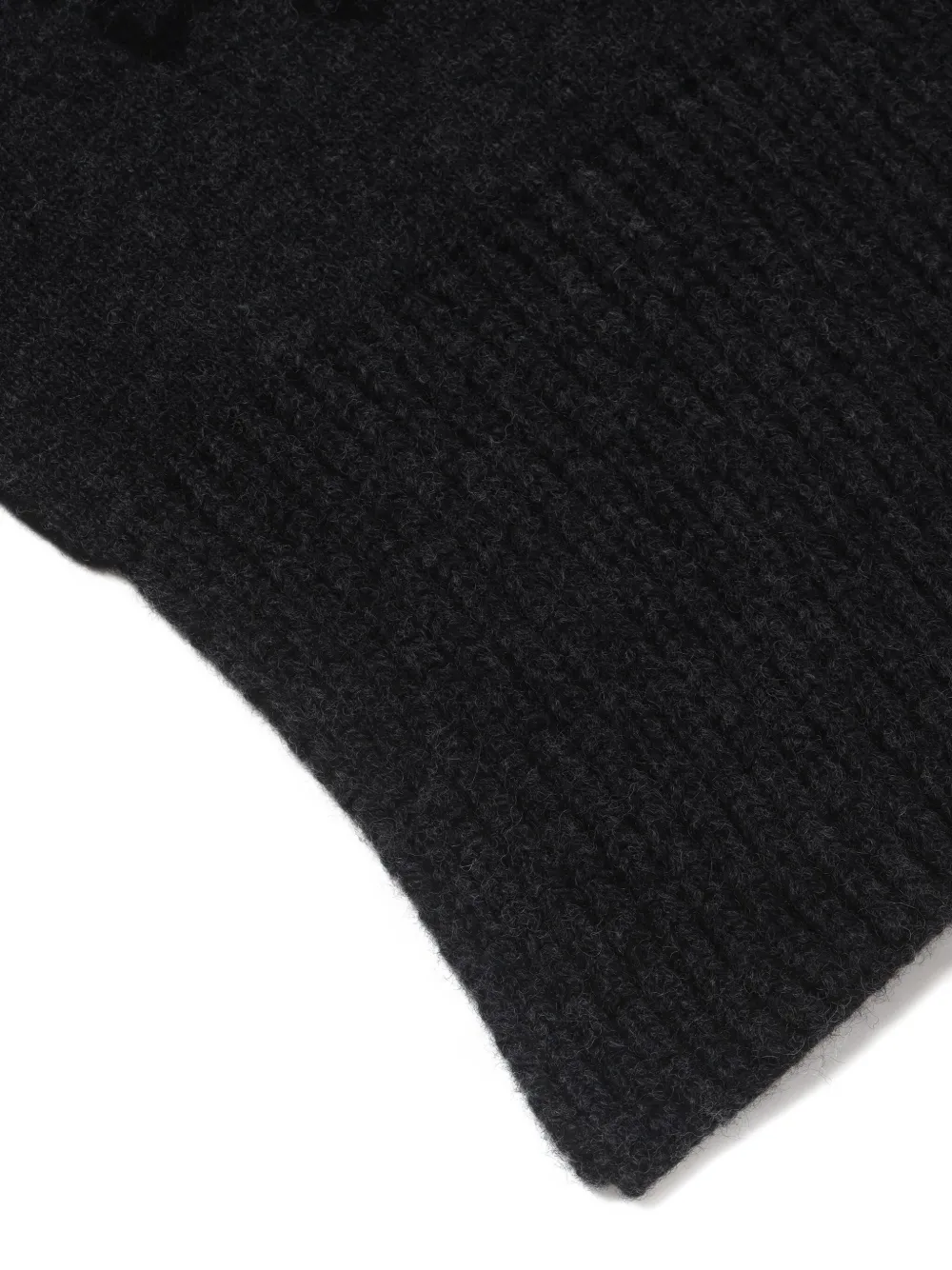 Simone Rocha Logo-embellishment Scarf In Black