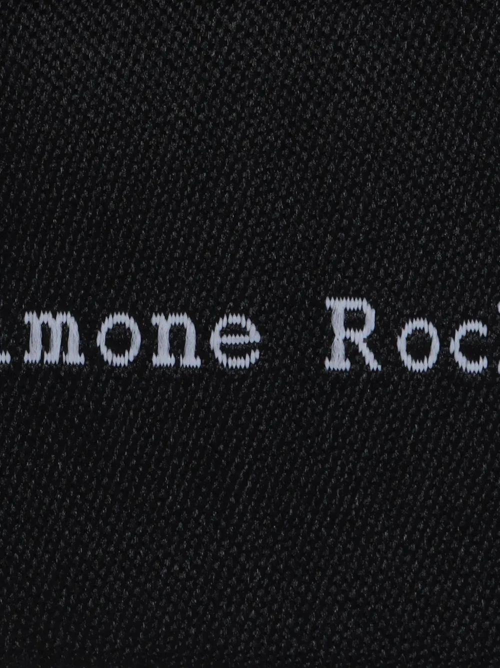 Simone Rocha Logo-embellishment Scarf In Black