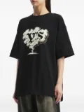 Y's graphic-print T-shirt - Black