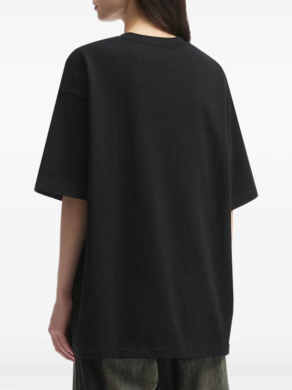 Y's T-shirt met grafische print Zwart