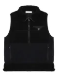 Toga half-zip fleece vest - Black