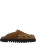Toga embellished leather mules - Brown