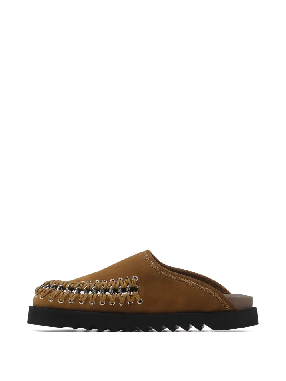 Toga embellished leather mules Brown