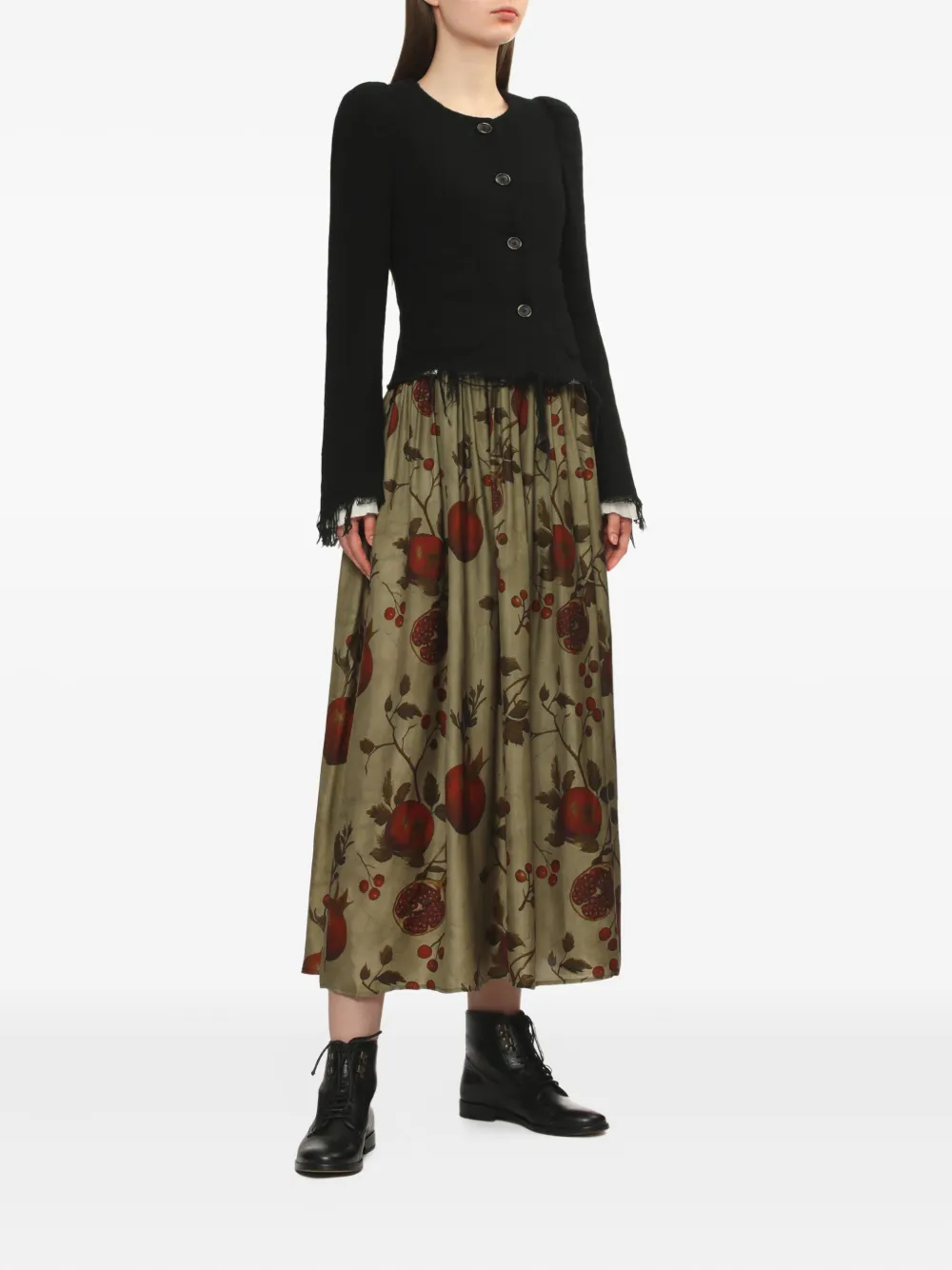 Uma Wang puff-sleeve frayed jacket | Cardigans | Image 2