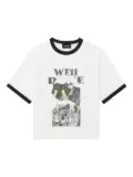 We11done graphic-print cotton T-shirt - White