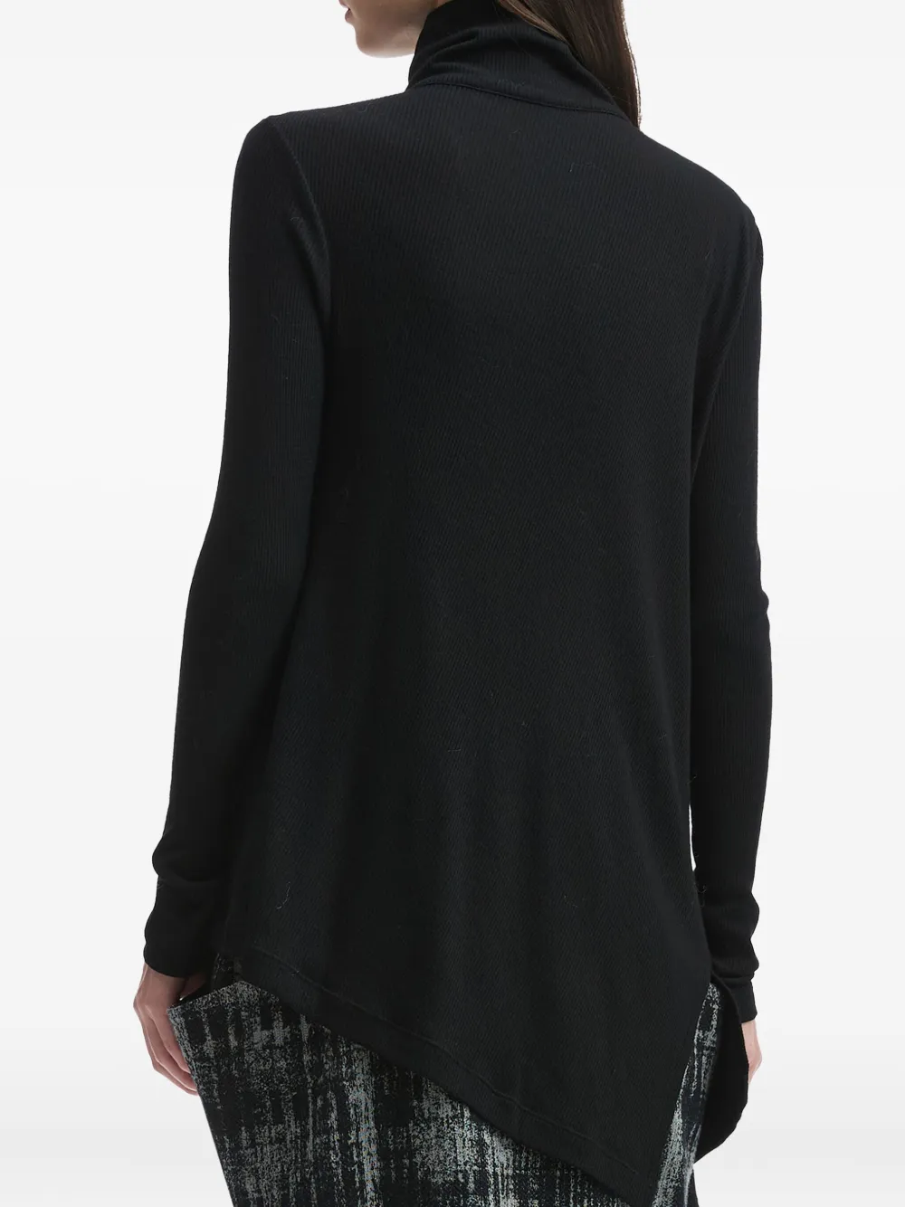 Y's Asymmetric Blouse In Blue