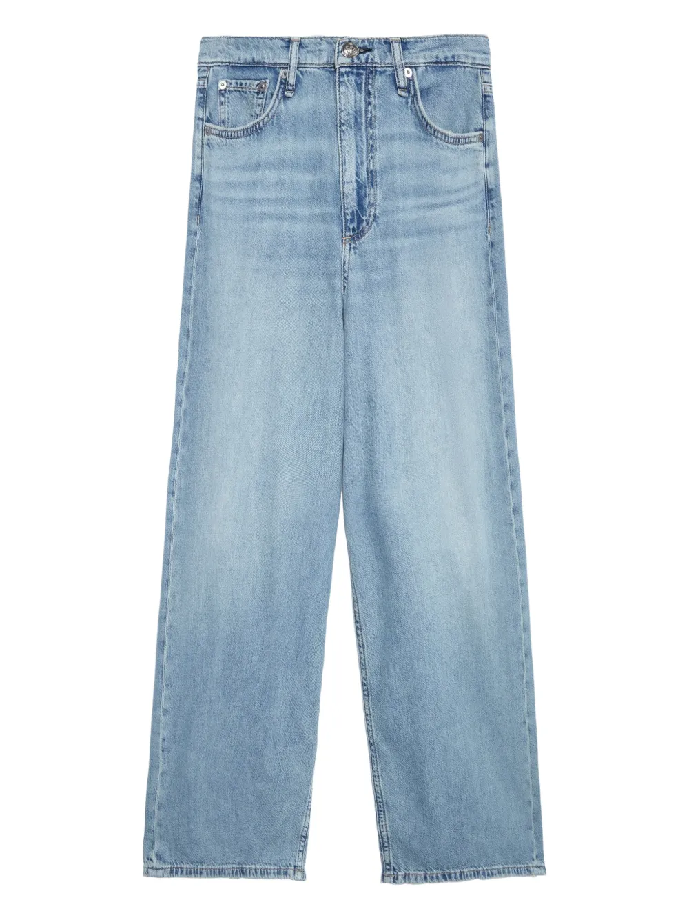 rag & bone five-pocket wide-leg jeans - ブルー rag & bone five-pocket wide-leg jeans - ブルー