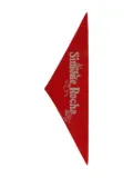 Simone Rocha logo-jacquard scarf - Red