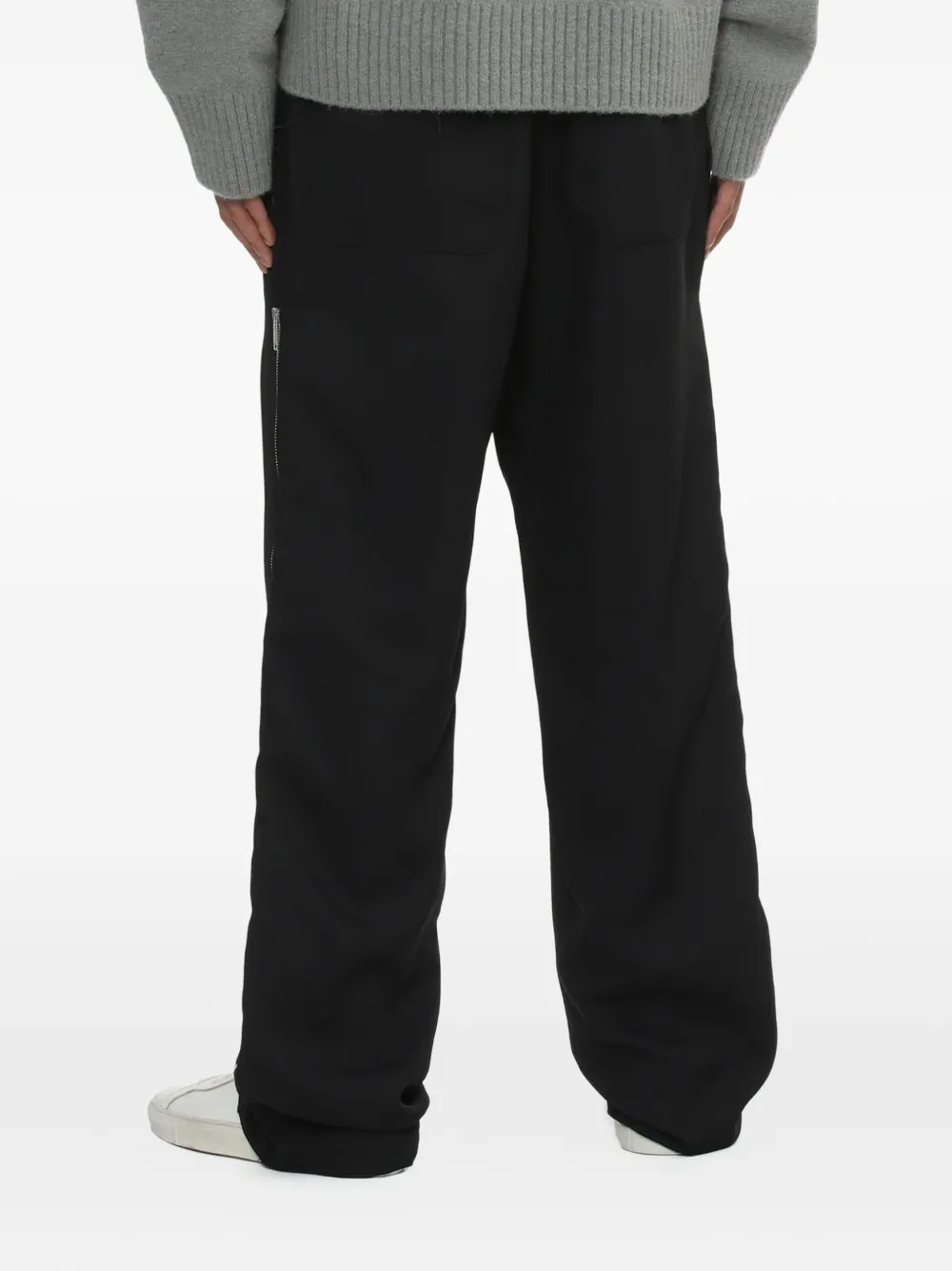 Undercover Plooibroek met ritsdetail Zwart