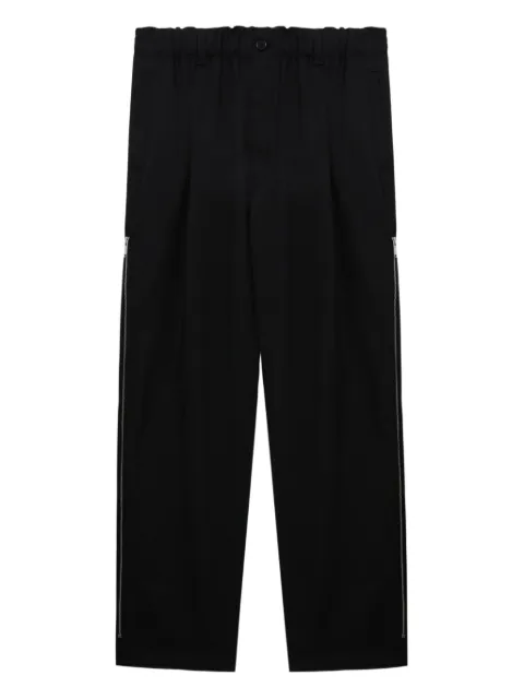 Undercover pleated zip-detail trousers