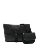 Kenzo small Kommuter leather-trimmed bag - Black