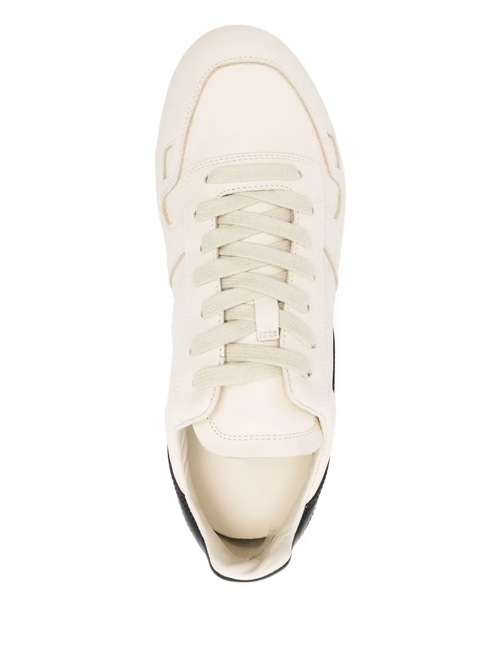 Rick Owens Minimal leather sneakers Neutrals