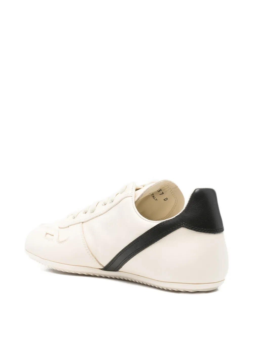 Rick Owens Minimal leather sneakers Neutrals