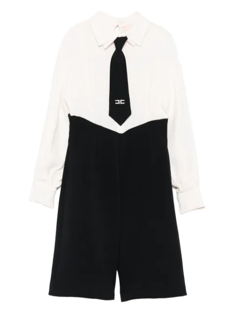 Elisabetta Franchi La Mia Bambina tie-neck jumpsuit