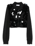 Pinko Kids sequin-embellished shirt - Black