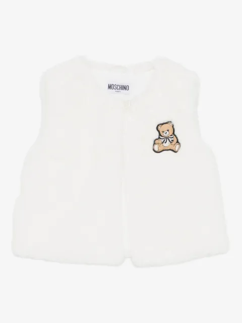 Moschino Kids débardeur en polaire à ornements