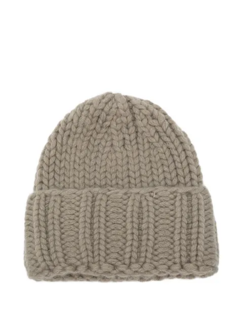 Liska طاقية كشمير منسوجة بحياكة سميكة