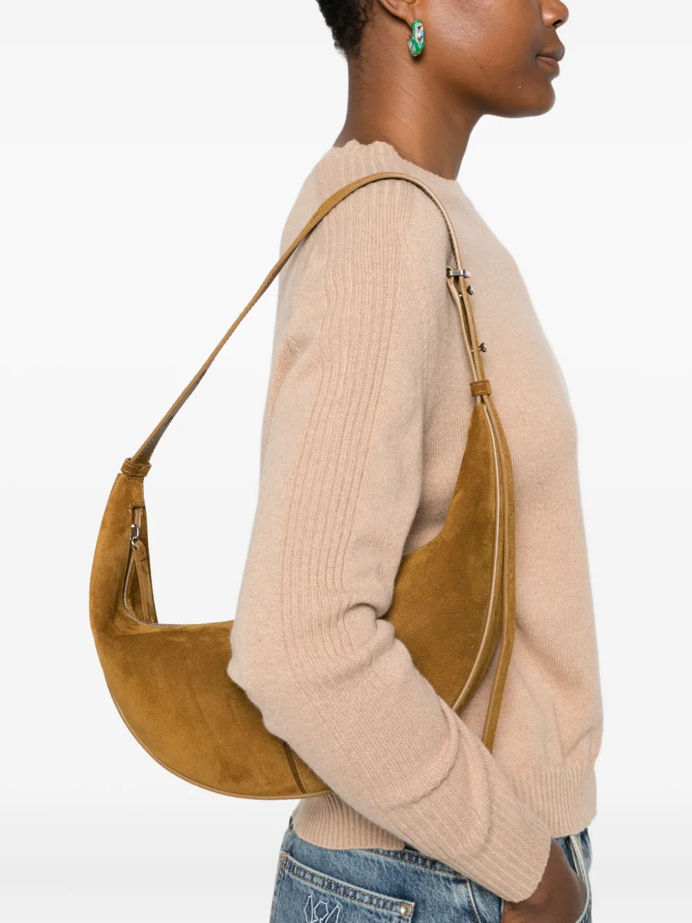 TWINSET Trui met geribbelde manchetten en lange mouwen Beige