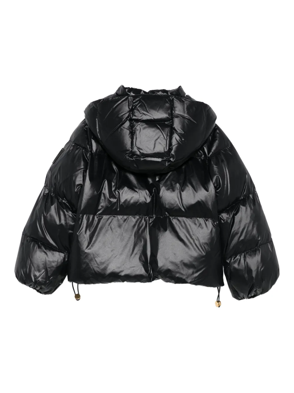 Elisabetta Franchi La Mia Bambina hooded puffer jacket | Girls Padded Jackets | Image 2