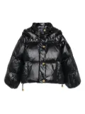 Elisabetta Franchi La Mia Bambina hooded puffer jacket - Black