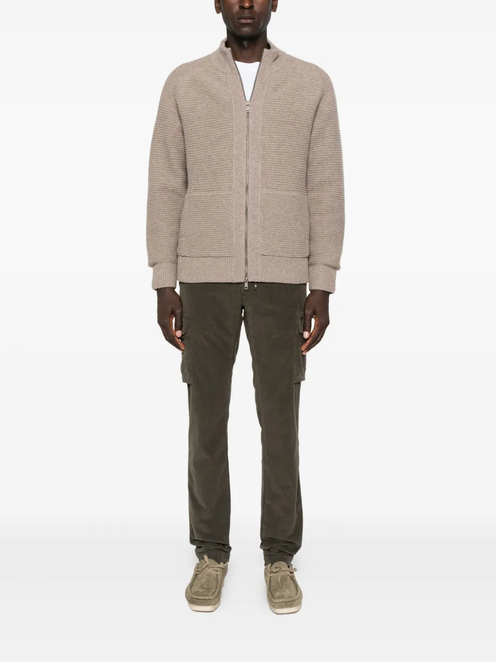 Altea ribbed zip-up cardigan | Cardigans | Image 2