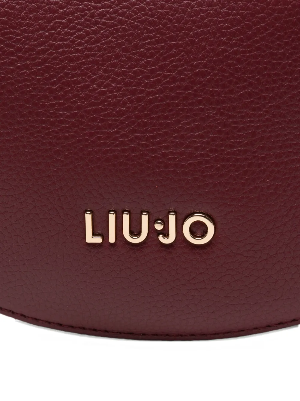 Liu •jo Crescent-shaped Tassel Shoulder Bag In Brown