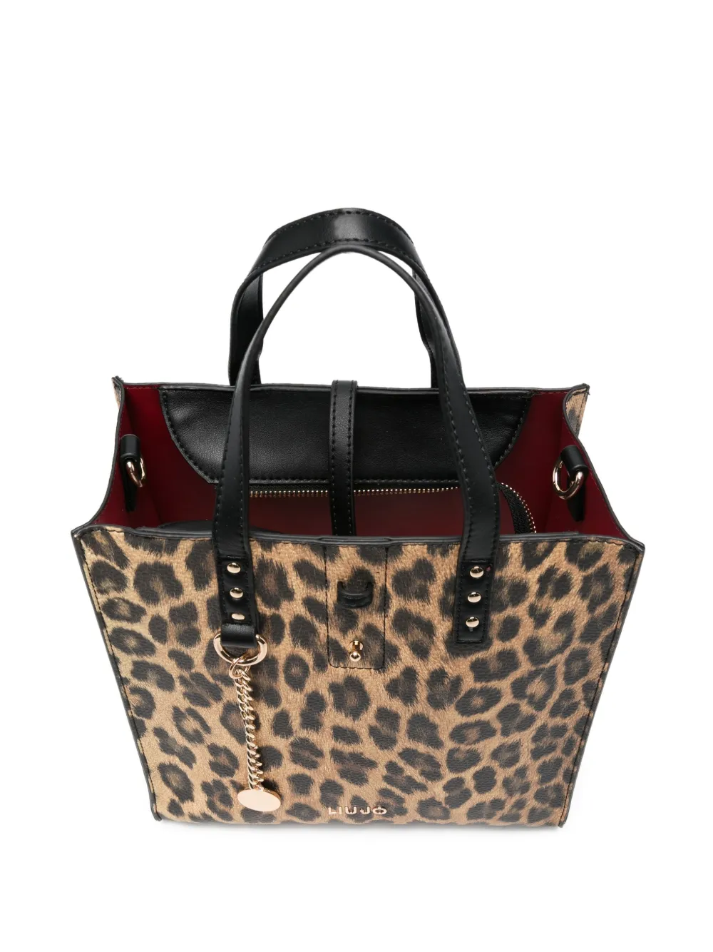 LIU JO Shopper met luipaardprint Beige