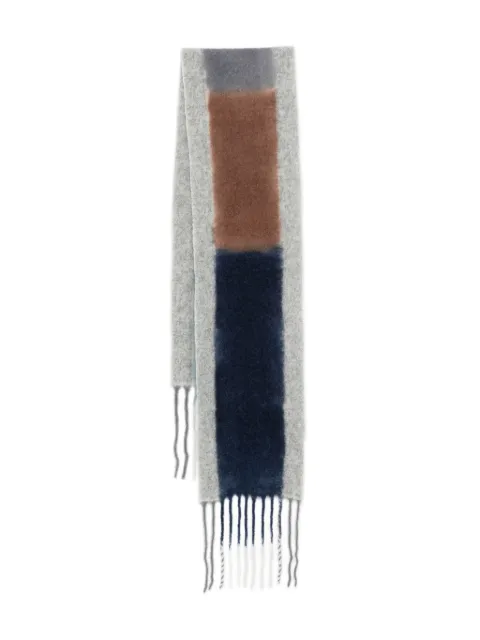 Altea block-colour fringed scarf
