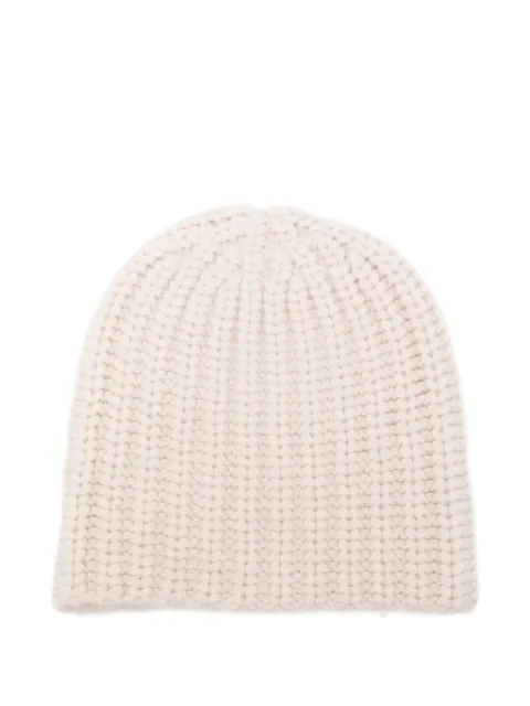Liska ribbed cashmere beanie