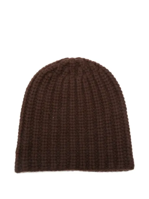 Liska ribbed cashmere beanie