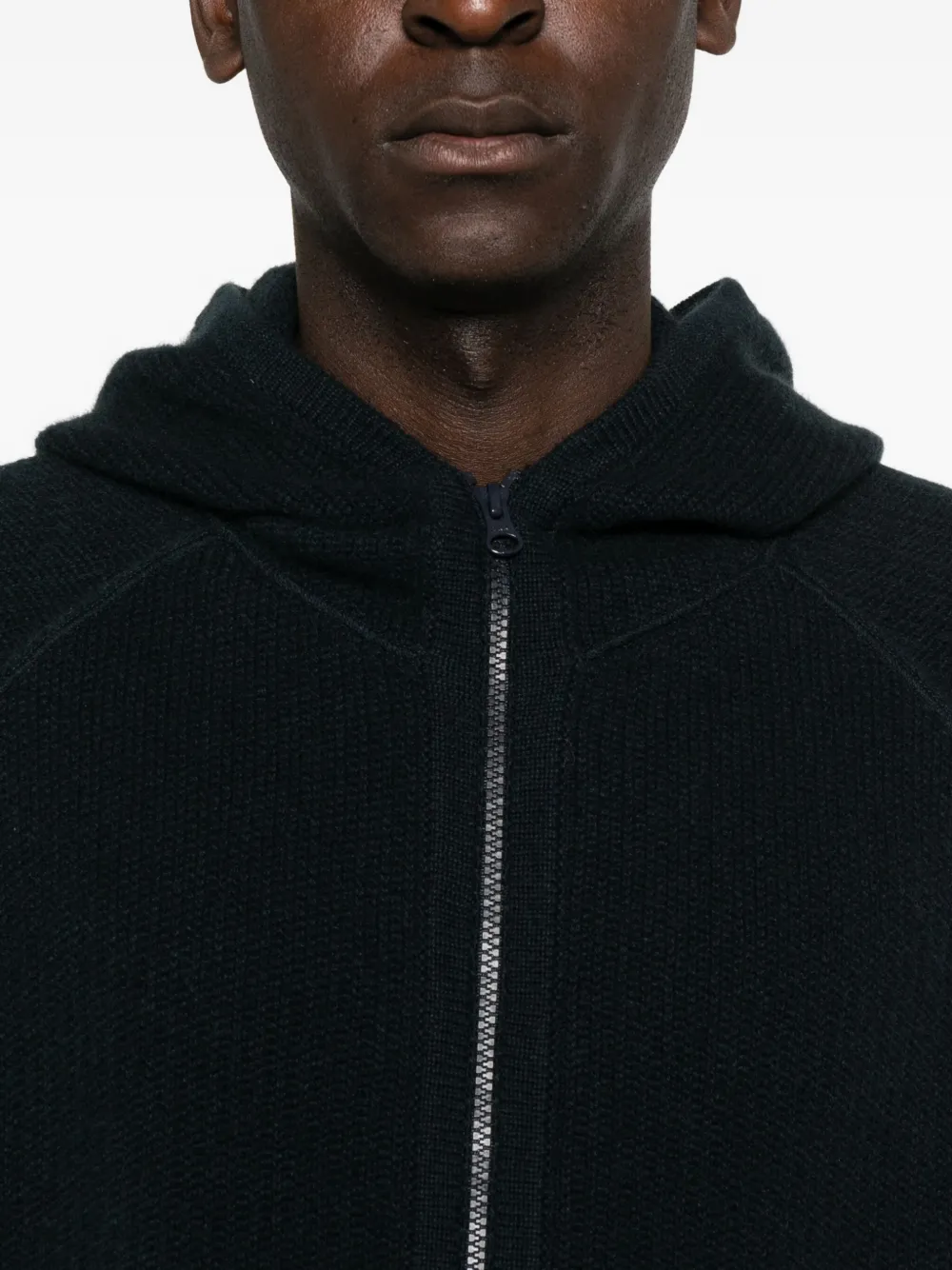 Stone Island ジップアップ パーカー | ブラック | FARFETCH JP