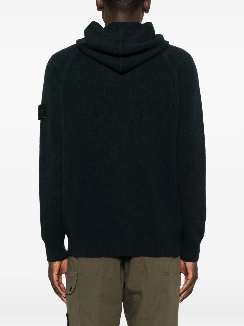 Stone Island ジップアップ パーカー | ブラック | FARFETCH JP