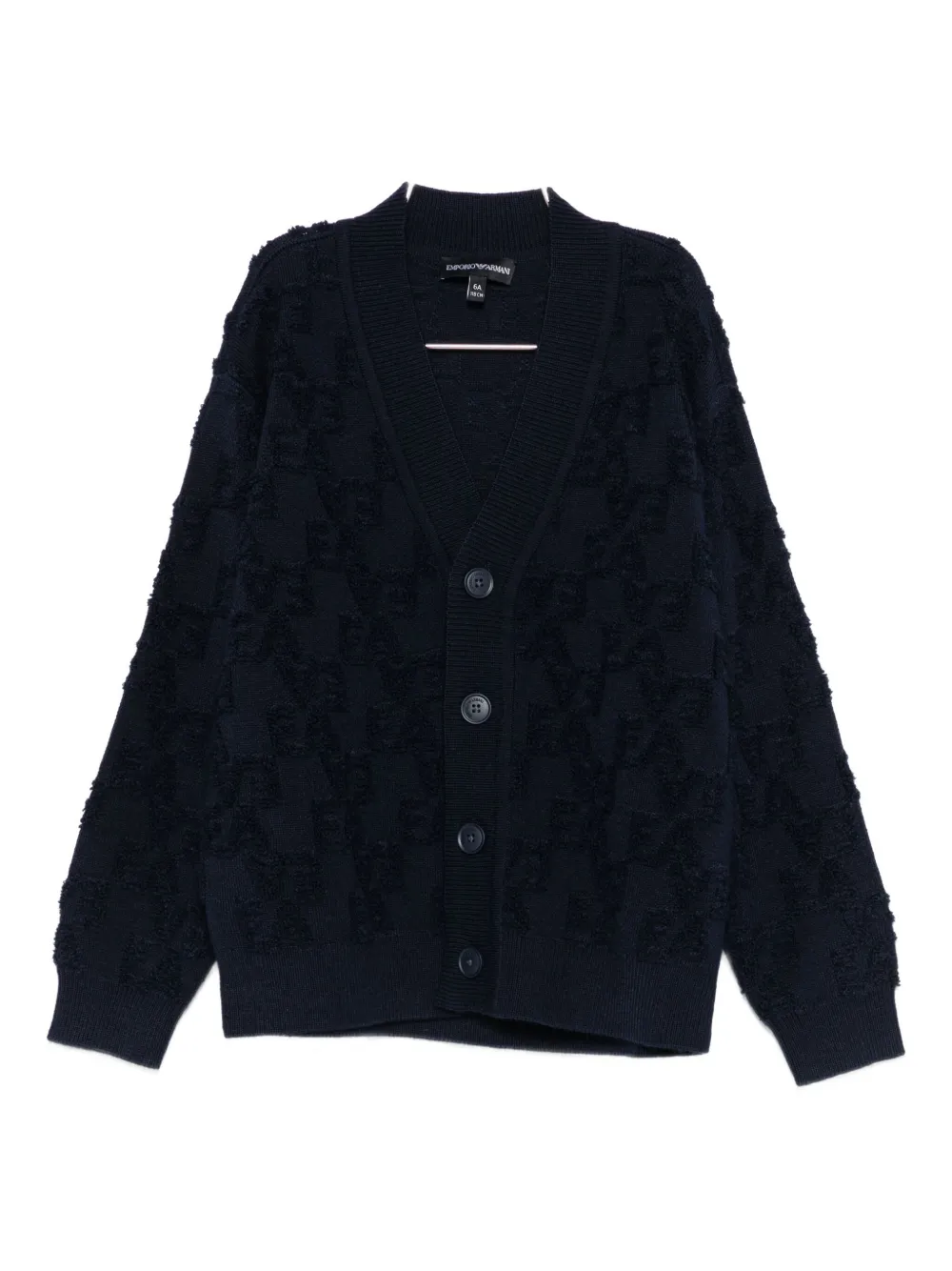Emporio Armani Kids V-neck cardigan | Blue | Image 1