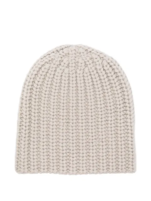 Liska ribbed cashmere beanie