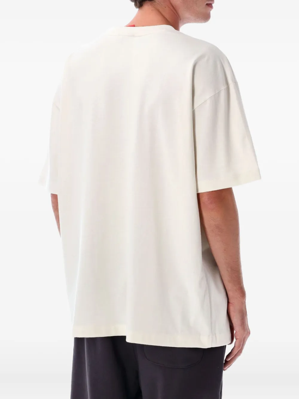 The North Face T-shirt met logopatch - Wit