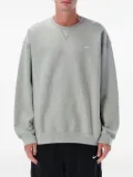 Nike Swoosh embroidery crew-neck sweatshirt - Grey