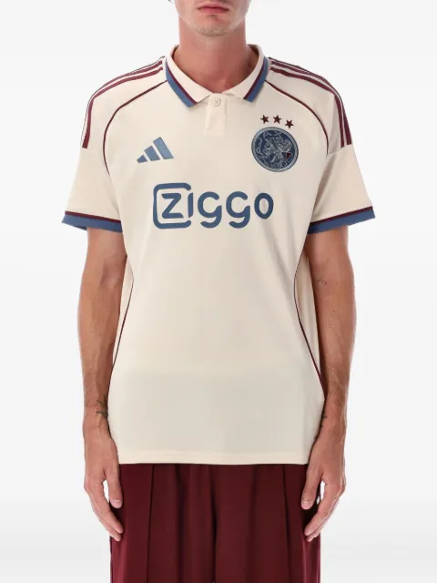 adidas Ajax three-stripe polo shirt