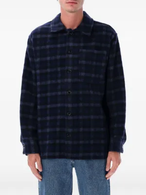 Studio Nicholson Texana Denim Shirt | Black | FARFETCH FI