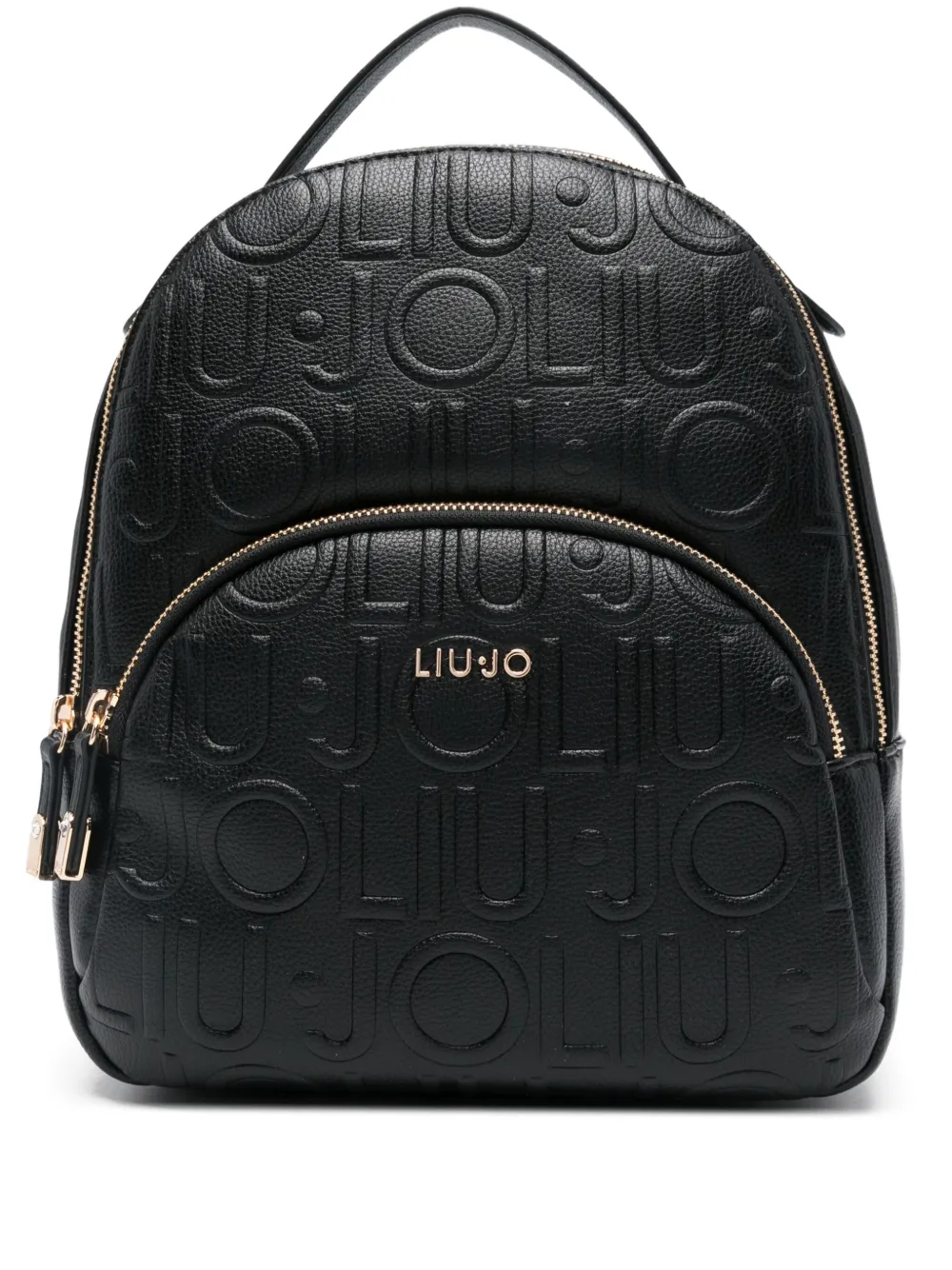 LIU JO logo-embossed backpack | Black | Image 1